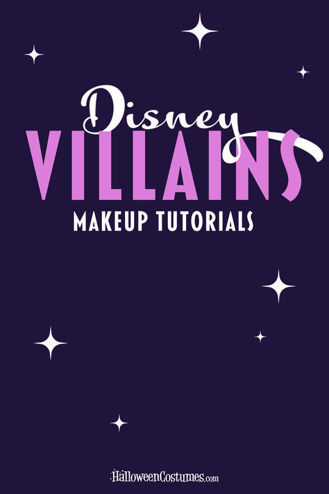 Loooking for the perfect touch to finish off you Disney villain costume? These Disney villain makeup tutorials have your back! Create look for characters like Ursula, the Evil Queen, Hades, and Maleficent. Disney Villian Quotes, Hades And Maleficent, Ursula Makeup Tutorial, Disney Villain Makeup, Maleficent Makeup Tutorial, Villain Makeup, Evil Queen Makeup, Disney Villains Makeup, Ursula Makeup