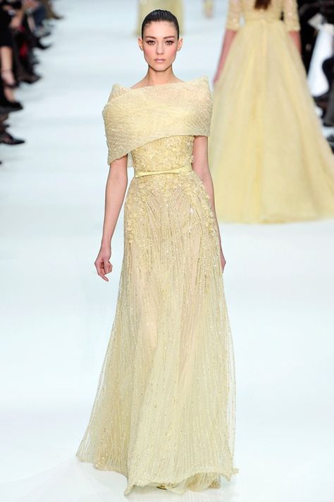 Dress Elie Saab Haute Couture, Elie Saab Spring, Elie Saab Couture, Spring Couture, فستان سهرة, Yellow Fashion, Gorgeous Gowns, Sweet Dress, Elie Saab