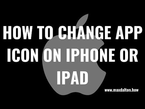 How to Change App Icon on iPhone or iPad Icon For Apps, Hide Apps, Project Management Professional, Easy Apps, Ipad Ios, Iphone Video, Themes App, Picture Icon, App Logo