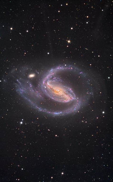 NGC 1097 Pretty Space Aesthetic, Pretty Space Pictures, Astronomy Aesthetic, Space Core, Space Pics, Outer Space Wallpaper, Cosmos Space, Astronomy Pictures, Galaxy Images