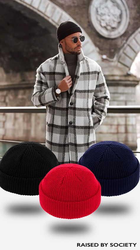 Men's beanie style Beanie Hat Outfit Men, Men’s Beanie, Mens Beanie Outfit, Beanie Outfit Ideas, Pom Pom Beanie Outfit, Beanie Outfit Men, Beanie Hairstyles, Mens Beanies, Beenie Man