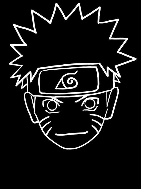 Naruto Svg For Cricut, Naruto Stencil, Naruto Silhouette, Anime Stencil, Naruto Party Ideas, Anime Svg, Halloween Stencils, Cricut Images, Lino Art