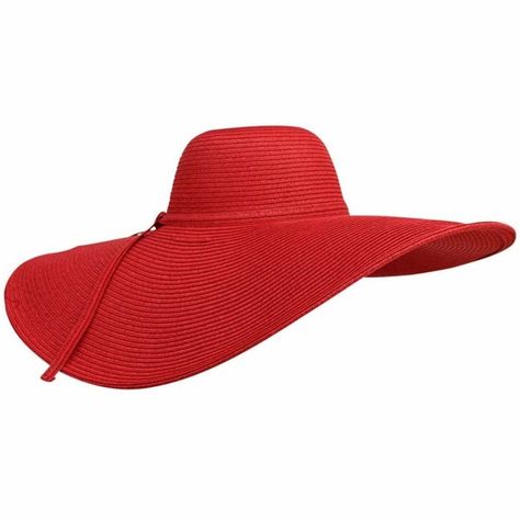 Hats & Caps, Women's Hats & Caps, Sun Hats, Dramatic Floppy Hat With Oversized Brim - Red - CC125BTQXRP  #hats #caps #style #women #fashion #outfits #Sun Hats Cheap Boutique Clothing, Oversized Hat, Floppy Beach Hat, Red Hat Society, Floppy Hats, Floppy Sun Hats, Crown Hat, Red Accessories, Wide Brim Sun Hat