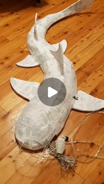 Build A Shark, Shark Paper Mache, Diy Shark Decor, Shark Diy, Cardboard Shark, Shark Crafts, Ocean Themed Rooms, Shark Sculpture, Cardboard Animals