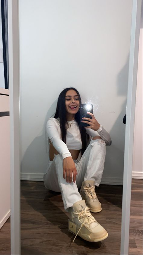 Jordan 4 Retro Off-white Sail Outfit, Off White Jordan 4 Sail Outfit Women, Jordan 4 Sail Outfit Women, Off White Jordan 4 Outfit Ideas, Jordan Sail Outfit, Off White Jordan Outfit, Jordan Off White Outfit, Jordan 4 Off White Outfit Women, Jordan4 Outfit Women