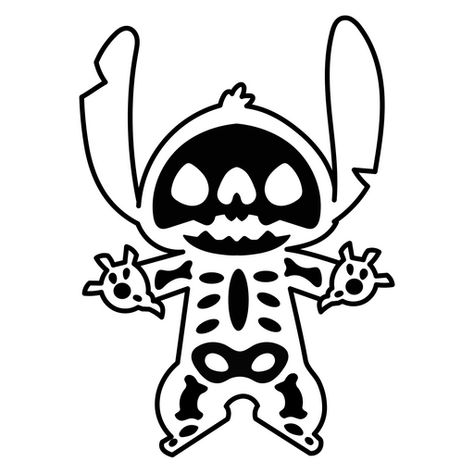 Stitch Upside Down Sticker - Sticker Mania Idee Cricut, Cricut Stencils, Stitch Drawing, Cricut Halloween, Halloween Drawings, Mini Drawings, Cricut Craft Room, Arte Horror, Tattoo Design Drawings