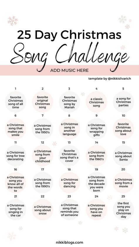 Get the 25 day Christmas song challenge for Instagram! Download this Christmas IG story template to post on your stories for December. Post to your Instagram stories daily from the first to the 25th or whenever you want to get started. #christmas #songchallenge #instagramsongchallenge #instagram #instagramtemplates Christmas Song Challenge, Christmas Ig Story, Sensory Christmas, Christmas Instagram Story, Ig Story Template, December Photo Challenge, Smile Gift, Christmas To Do List, Christmas Instagram