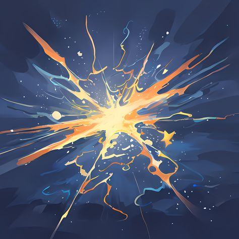 Blue And Orange Illustration, Orange And Dark Blue Aesthetic, Orange Yellow Blue Aesthetic, Sun Aesthetic Art, Sun Art Aesthetic, Blue Orange Aesthetic, Orange Blue Aesthetic, Orange And Blue Wallpaper, Blue Yellow Aesthetic