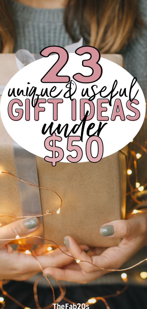 Looking for amazing gift ideas under $50? We got you covered! Your friends and family will LOVE these presents #giftideas #giftguide #giftsunder50 Best Yankee Swap Gifts, Useful Gift Ideas, Yankee Swap Gift, Practical Gift Ideas, Usable Gifts, Unisex Christmas Gifts, Gifts For Female Friends, Swap Gifts, Christmas Gift Exchange