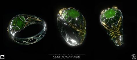 ArtStation - Shadow of War: Artifact Elven Ring, Phil Liu Wow Of Warcraft, Elven Ring, Middle Earth Shadow, Shadow Of Mordor, Building Inspiration, Dnd Races, Magic Items, Wire Wrapped Jewelry Tutorials, Weta Workshop