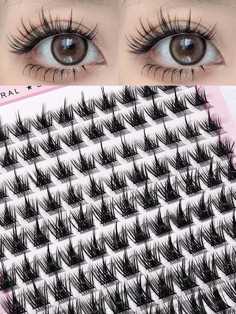 10 Rows Individual Lashes False Eyelashes Manga Lashes Natural Thick Single Cluster Segmented Korean Makeup Cos Fake Eyelash Extensions     Synthetic Fiber  Fairy Hair,Cluster Lashes   Beauty Tools, size features are:Bust: ,Length: ,Sleeve Length: Eyelashes Manga, Manga Lashes, Fake Eyelash, Anime Makeup, Cluster Lashes, Lashes Natural, Natural False Eyelashes, Fairy Hair, Japanese Makeup