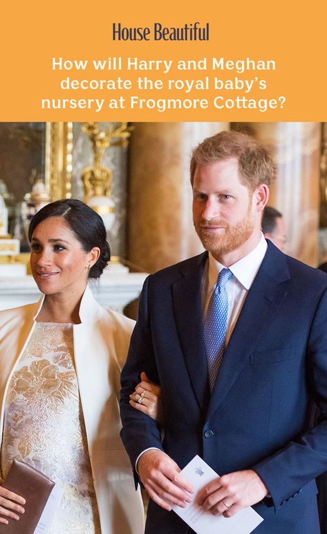 Meghan Markle, the Duchess of Sussex, has given birth to a baby boy, with Prince Harry, the Duke of Sussex, present for the birth. How will Harry and Meghan decorate the royal baby's nursery at their new home – Frogmore Cottage in the grounds of Windsor Castle? We take influence from Meghan and Harry’s style, including Meghan’s love of Soho Farmhouse, Boho and Scandi interiors. #meghanmarkle #meghanandharry #meghan #princeharry #duchess #royal #royalfamily #royalbaby #itsaboy #newborn Royal Baby Nurseries, Frogmore Cottage, Cottage Nursery, Meghan And Harry, Soho Farmhouse, Scandi Interiors, Harry Meghan, Meghan Markle Style, Royal Babies