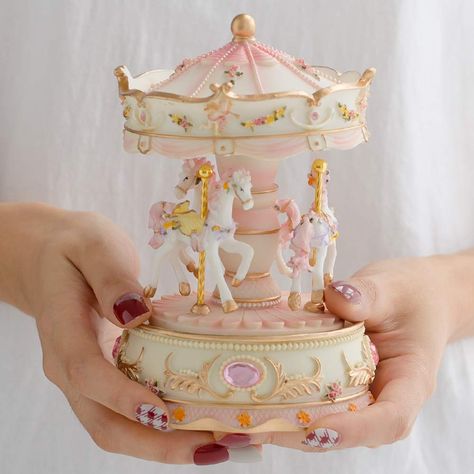 PRICES MAY VARY. ♫ The designer elaborately designs the shape and details of the carousel. The perfect combination of pink and white is suitable for most people. They combine perfectly with our music box. When the music rings, the horses will run around the center of the music box, making the horses painted are incredibly lifelike. ♫ Gift packaging: each product is wrapped in manual gift paper and tied with a cute bow to make the gift more ceremonial ️❤️If you like it, don't hesitate! Join the s Grandmas Christmas, Led Color Changing Lights, Musical Box, Carousel Horse, Merry Go Round, Carousel Horses, Mothers Day Presents, Horse Coloring, Color Changing Led