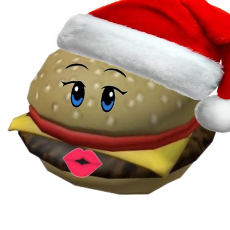 Roblox Sapphire Gaze, Roblox Food, Christmas Burger, Roblox Barbs, Roblox Christmas, Tiktok Pfp, Album Artwork Cover Art, Roblox Roblox, Cover Art