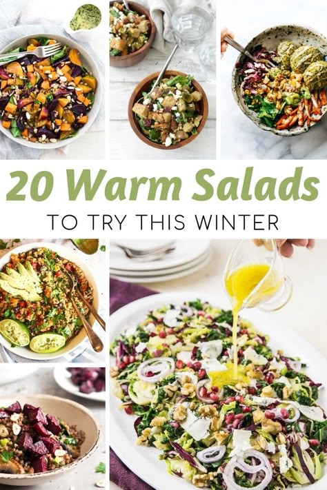 Healthy Christmas Salad Recipes, Cold Weather Salads, Vegetable Winter Recipes, Ultimate Winter Salad, Salad Ideas Winter, February Salad Ideas, Winter Healthy Lunch Ideas, Winter Salad Vegetarian, January Healthy Recipes