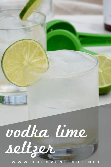 Lime Vodka Drinks Recipes, Absolute Lime Vodka Cocktails, Vodka Seltzer Cocktails, Vodka Seltzer Drinks, Deep Eddy Lime Vodka Recipes, Lime Vodka Drinks, Low Carb Vodka Drinks, Vodka Mixers, Vodka Cocktails Easy