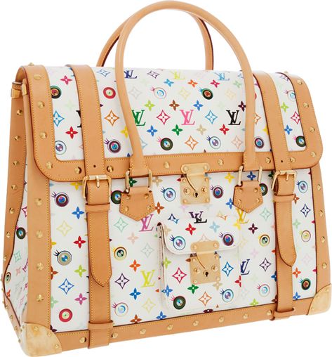 Louis Vuitton rare 2003 limited edition Eye Love Monogram by Takashi Murakami White Eye Dare You Lv Murakami, Lv Multicolor, Y2k Princess, Louis Vuttion, Louis Vuitton Murakami, Expensive Bag, Limited Edition Bag, Louis Vuitton Limited Edition, Takashi Murakami