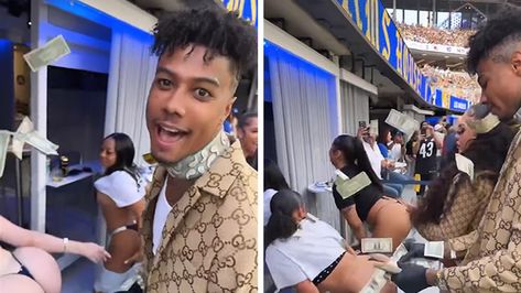 Blueface and his new fiancee Jaidyn Alexis clearly have no interest in watching their beloved L.A. Rams play -- instead, they hosted a full-on stripper party inside a SoFi Stadium suite. Twerking In The Club Party On Someone, Twerking On My Man In The Club, Stadium Suite, Twerking In The Club Party On A Men, Making Out At The Club, Twerking In The Club Party On People, Twerking In The Club Party, Twerking In The Club, Kawaii Logo