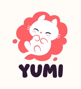 Cute Cat Logo Design, Sweet Logo Design Ideas, Cat Logo Design Ideas, Kawaii Logo Design, Cute Cat Logo, Japanese Logos, Logo Chat, Sweets Logo, Japanese Logo Design