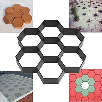 Amazon.co.uk : SCREEN PATIO WALL CONCRETE CEMENT MOLD Driveway Paving Stones, Concrete Stepping Stone Molds, Stepping Stone Pavers, Cement Pavers, Walk Maker, Diy Path, Diy Driveway, Stepping Stone Molds, Garden Pavers