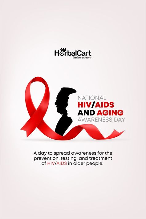 National HIV/Aids and Aging Awareness Day Hiv Aids Symptoms, Symptoms Of Hiv, Signs Of Hiv, Aids Poster, Hiv Symptoms, Hiv Aids Awareness, Aids Awareness, Biology Lessons, Hiv Aids