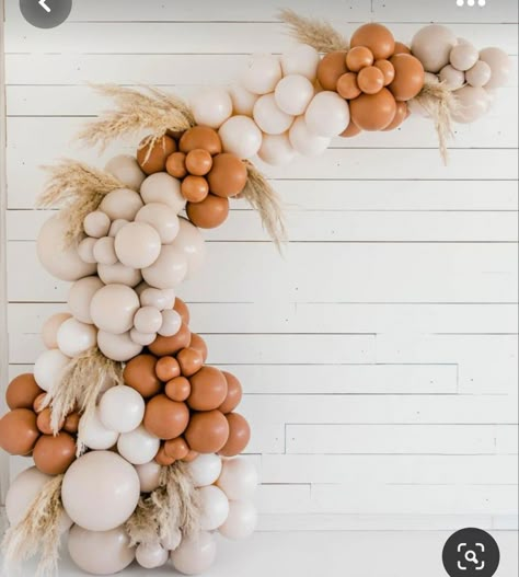 Baloon Garland Pampas, Boho Balloon Arch Wedding, Boho Bridal Balloon Arch, Boho Ballons Decor, Boho Balloon Circle Arch, Rust Balloon Arch, Terra Cotta Balloon Garland, Boho Themed Party Backdrop, Boho Chic Balloon Arch