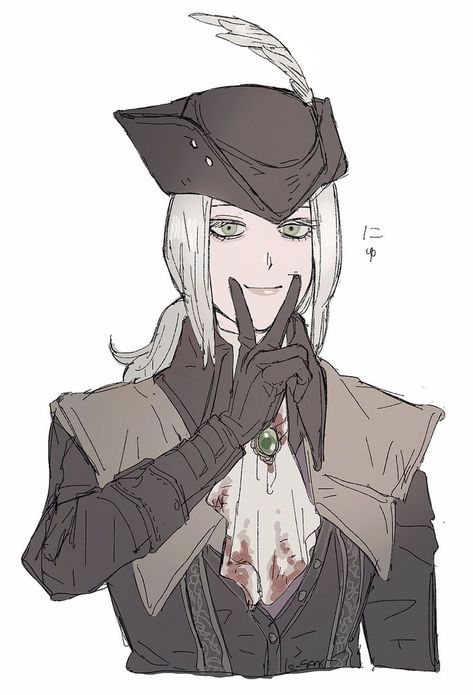 Lady Maria, Lady Mary, Bloodborne, Dark Souls, White Hair, Anime Character, On Twitter, Twitter, Hair