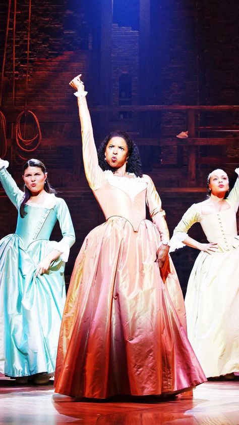 Hamilton Lockscreen, The Schuyler Sisters, Hamilton Stickers, Renée Elise Goldsberry, Eliza Schuyler, Hamilton Wallpaper, Schuyler Sisters, Hamilton Fanart, Hamilton Broadway