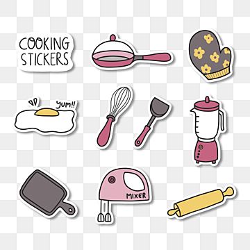 stickers,cute,cooking,bakery,kitchen,egg,breakfast,food,clipart,dough Scrapbook Ideas For Cookery, Cooking Aesthetic Stickers, Cookery Stickers Printable, Egg Stickers Printable, Cooking Stickers Cute, Cute Cooking Aesthetic, Cookery Stickers, Kitchen Stickers Printable, Cooking Stickers Printable