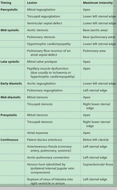 Cardiac murmur Emergency Notebook, Nursing Cardiac, Anatomical Drawings, Np School, Nurse Practitioner School, Differential Diagnosis, Nursing Information, Bells Palsy, Cardiac Nurse