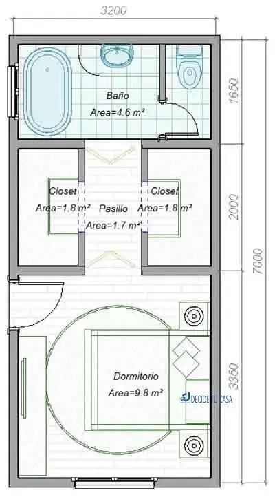 Ensuite And Walk In Robe Layout, Small Master Suite Layout, Ensuite Layout, Master Suite Layout, Master Suite Floor Plan, Floor Plan Elevation, Bathroom Layout Plans, 2d Floor Plan, Plan Elevation