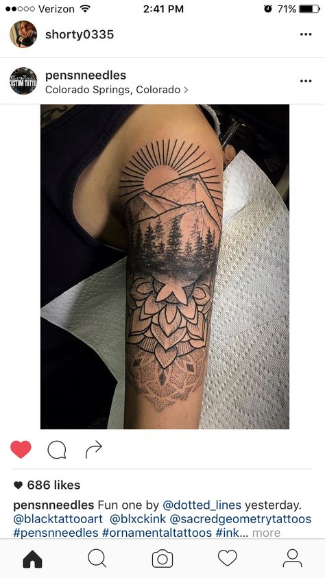 Berg Tattoo, Unique Half Sleeve Tattoos, Half Sleeve Tattoos, Polynesian Tattoos, Full Sleeve Tattoo Design, Tattoos Mandala, Tattoos For Women Half Sleeve, Handpoke Tattoo, Geometric Tattoos