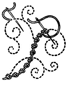 Double knot stitch - Categoría: puntadas de bordado - Wikimedia Commons Palestrina Stitch, Knot Stitch, 6 July, Pola Manik, Machine Embroidery Thread, Embroidery Lessons, Double Knot, Basic Embroidery Stitches, Embroidery Stitches Tutorial