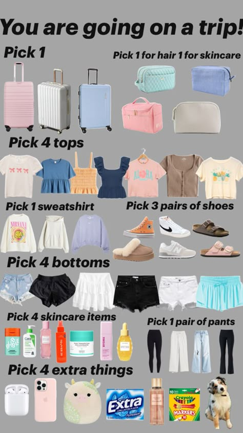 What To Pack For The Airport, Preppy Packing List, Long Road Trip Essentials For Teens, Trip Essentials Packing Lists, Road Trip Kit, Travel Fits, Everyday Bag Essentials, Packing Essentials List, Travel Packing Checklist