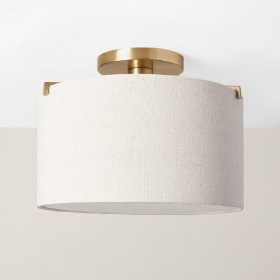 Nursery Light Fixture, Laundry Room Lighting, Drum Light, Bedroom Light Fixtures, Iron Body, Table Lamp Wood, Light Fixtures Flush Mount, Hearth And Hand, Iron Lighting