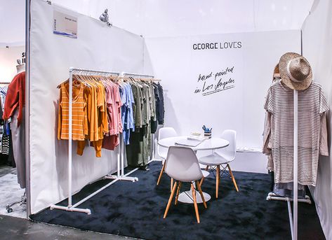 Clothing Booth Display, Shirt Display, Trade Show Booth Design, Clothing Displays, Clothes Stand, Exhibition Booth Design, Show Booth, Tradeshow Booth, Booth Display