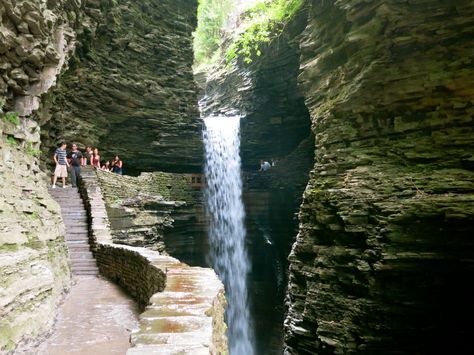 Watkins Glen State Park on Seneca Lake by SENECA FALLS, NY Finger Lakes Ny, Seneca Falls, Watkins Glen State Park, Vineyard Tour, Seneca Lake, New York Vacation, Places In New York, Camping Places, Watkins Glen