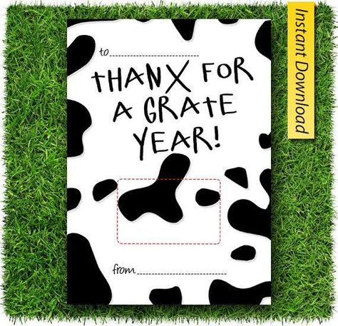 Chick-fil-A Themed, Thanx For A Grate Year, Printable Teacher Appreciation Gift Card Holder Thank Yo Teacher Appreciation Gift Card Holder, Teacher Gift Card Holder, Teacher Appreciation Gifts Printables, Teacher Appreciation Gift Card, Printable Teacher Appreciation, Teacher Appreciation Printables, Teacher Gift Card, Appreciation Message, Printable Gift Cards