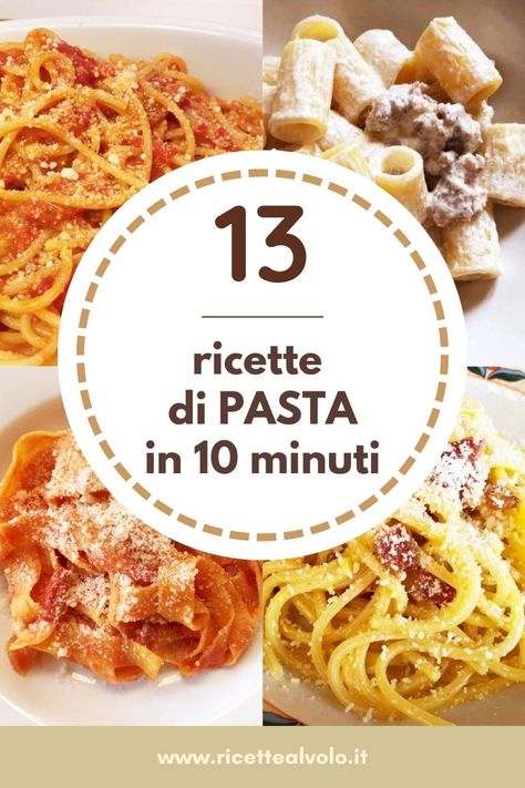 13 ricette facili e veloci per preparare dei primi piatti di pasta in una manciata di minuti mentre l’acqua bolle. La pasta si può condire in mille modi: dai sughi più elaborati e raffinati a quelli più semplici che si preparano mentre aspettate che la pasta cuocia. Queste 13 ricette di pasta che abbiamo selezionato per voi sono dedicate a chi ha poco tempo, alle mamme che lavorano e che sono sempre indaffarate. Agli studenti universitari che abitano da soli o ai papà single! Lasagna Pasta, Idee Pasto, Food Platters, Crepes, Lasagna, Pesto, Waffles, Spaghetti, Pizza