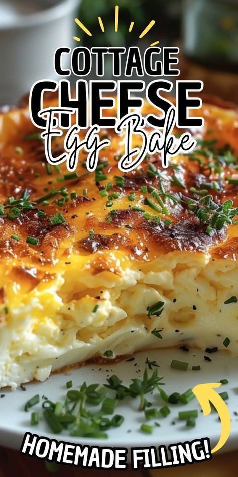 Cottage Cheese Egg Bake Best Ever Egg Bake, Eggs And Cottage Cheese Casserole, Low Carb Baked Cottage Cheese Eggs, Cottage Cheese Scrambled Eggs Recipe, Egg Bake Casserole With Cottage Cheese, Baked Cottage Cheese And Eggs, Egg And Cheese Bakes, Cottage Cheese Egg Sandwich, Small Egg Bake Breakfast Casserole