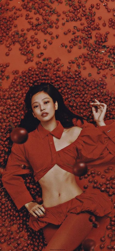 Cherries🍒 #jennie #wallpaper #fyp #bp #blackpink #cherries #photoshoot #cute #cherry #pin #pinterest Cherries Photoshoot, Jennie Blackpink Photoshoot, Jennie Kim Photoshoot, Cherry Photoshoot, Jennie Pfp, Park Shoot, Jennie Wallpaper, Blackpink Poster, Ada Wong