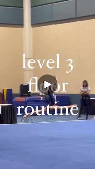 Gymnastics Floor Routine, Gymnastics Levels, Gymnastics Routines, Gymnastics Floor, Back Handspring, Gymnastics Mom, Gymnastics Gym, Holy Water, Level 3