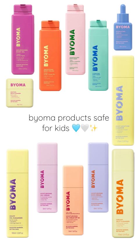 #byoma #skincare products safe for kids and tweens 🩷🩷. hope this helps! #preppy #byomaskincare #sephora #ulta #boots Skin Care Products Safe For Kids, Skincare Safe For Kids, Kid Safe Skincare, Byoma Skincare For Kids, Byoma Skincare Safe For Kids, Good Skincare For Kids, Safe Skincare For Kids, Sephora Skin Care For Kids, What To Buy At Sephora