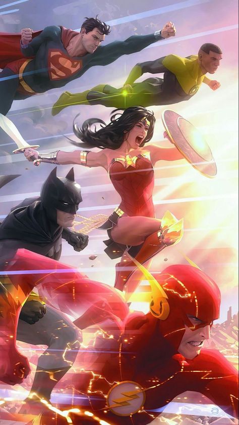 #dc #dccomics #justiceleagueofamerica #justiceleague #jla Justice League Art, Justice League Comics, Dc Comics Wallpaper, The Justice League, Dc Comics Heroes, Univers Dc, Arte Dc Comics, Dc Comics Superheroes, Batman Comic Art