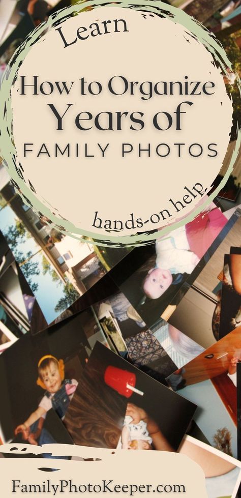 a pile of disorganized photos - How to Organize Years of Family Photos - Learn - Hands-On-Help Picture Organization Ideas, Memorabilia Organization, Family Photo Album Ideas, Photo Organization Storage, Organizing Photos, Organize Photos, Digital Photo Organization, Preserving Photos, Photo Organizing