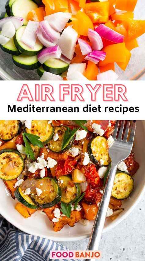 air fryer mediterranean diet recipes Air Fryer Mediterranean Vegetables, Whole Fish In Air Fryer, Healthy Lunch Air Fryer, Mediterranean Diet Recipes Airfryer, Healthy Dinner Air Fryer Recipes, Airfryer Mediterranean Recipes, Mediterranean Food Recipes Healthy, Mediterranean Diet Recipes Air Fryer, Heart Healthy Mediterranean Recipes