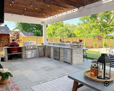 Backyard Tour California Room, Kitchen Set Up, Backyard Renovations, Gunite Pool, Kitchen Patio, Built In Grill, Backyard Spaces, Outdoor Decor Backyard, Outdoor Kitchen Design