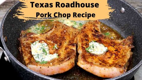 Texas Roadhouse Pork Chop Recipe Texas Roadhouse Italian Dressing, Texas Roadhouse Pork Chops Recipe, Italian Dressing Recipe, Pork Chop Recipes Grilled, Pork Chop Marinade, Pork Chop Seasoning, Creamy Scalloped Potatoes, Pan Fried Pork Chops, Italian Dressing Recipes