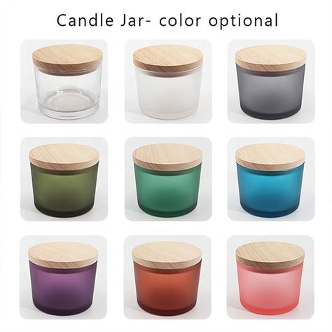 Wholesale Empty Candle Holders In Bulk For Home Decor Luxury Frosted Glass Candle Vessels Container Jars With Wooden Lid - Buy Candle Jars,Glass Candle Vessels Container Jars With Wooden Lid,Empty Candle Holders Glass Candle Vessels Container Jars With Wooden Lid Product on Alibaba.com Candle Vessels Wholesale, Bulk Candle Jars, Candle Jars Wholesale, Frosted Glass Candle, Candle Holders Glass, Candle Vessels, Cheap Candles, Empty Candle, Homemade Scented Candles