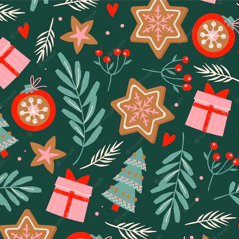 Christmas Pattern Fabric, Christmas Pattern Paper, Winter Pattern Design, Simple Christmas Pattern, Holiday Pattern Illustration, Christmas Print Pattern, Christmas Surface Pattern Design, Christmas Designs Pattern, Christmas Package Design